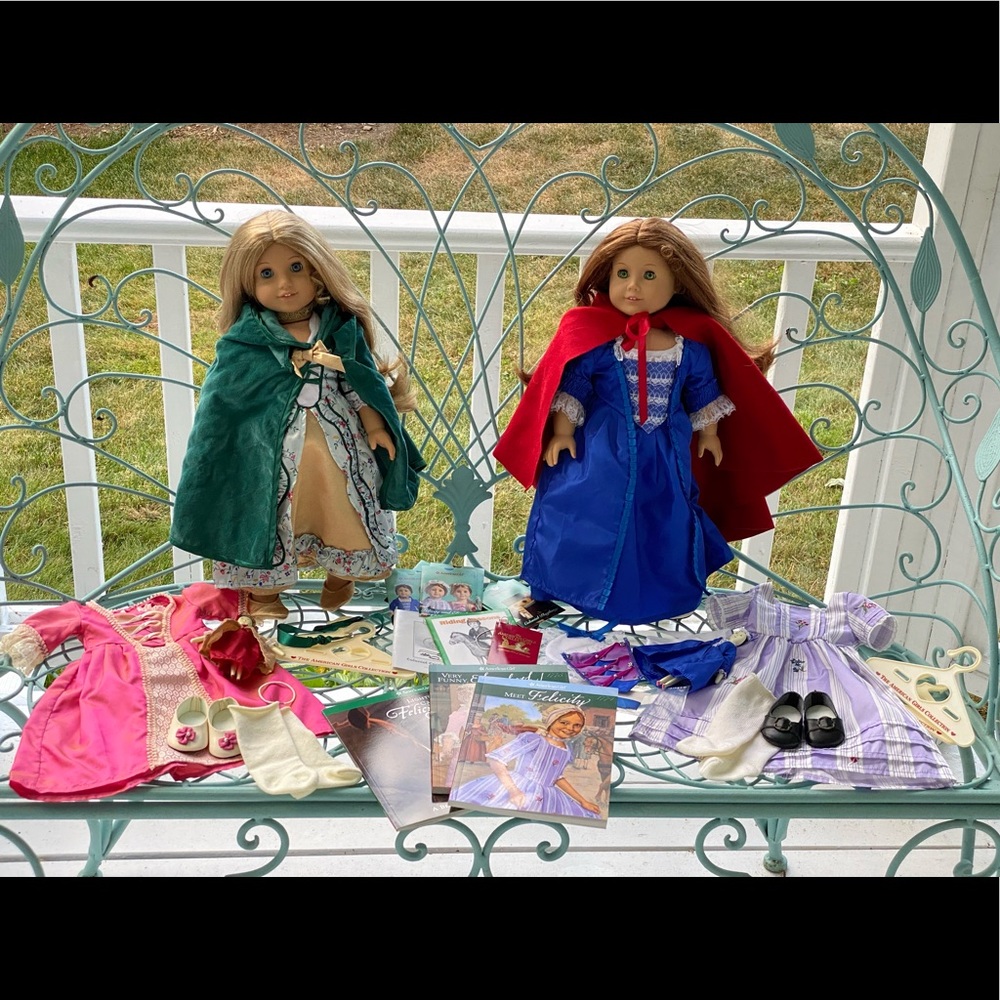 Rare Retired Felicity and Elizabeth American Girl Set